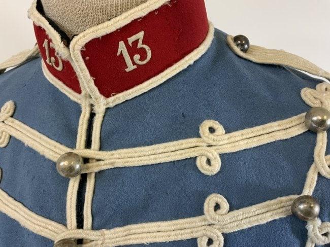 FRENCH HUSSAR UNIFORM PELISSE JACKET AND RED PANTS