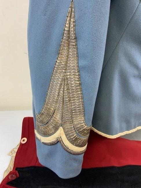 FRENCH HUSSAR UNIFORM PELISSE JACKET AND RED PANTS