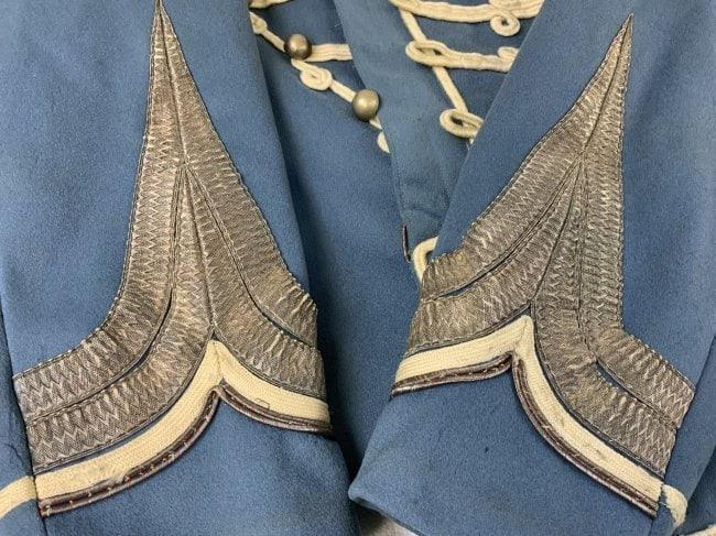 FRENCH HUSSAR UNIFORM PELISSE JACKET AND RED PANTS