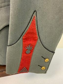 WWII SWISS ARMY ARTILLERY OFFICER UNIFORM TUNIC
