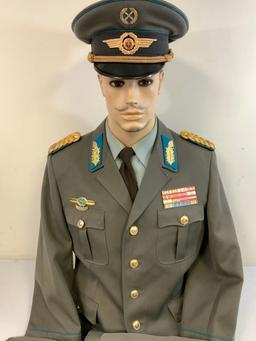 EAST GERMANY DDR LUFTWAFFE GENERAL COMPLETE DRESS UNIFORM