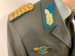 EAST GERMANY DDR LUFTWAFFE GENERAL COMPLETE DRESS UNIFORM