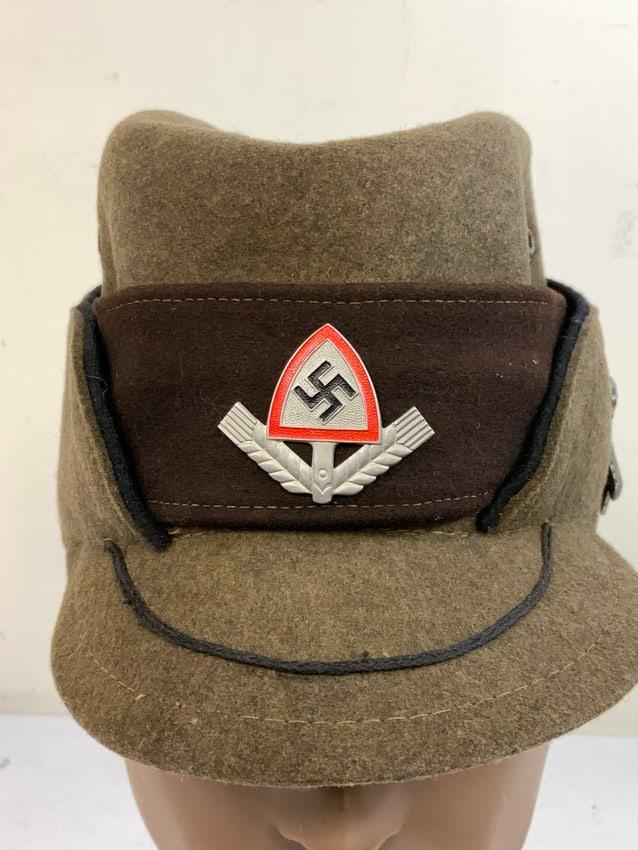 GERMANY THIRD REICH RAD LABOR SERVICE EM/NCO ROBIN HOOD STYLE HAT