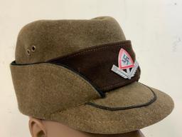 GERMANY THIRD REICH RAD LABOR SERVICE EM/NCO ROBIN HOOD STYLE HAT
