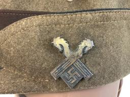 GERMANY THIRD REICH RAD LABOR SERVICE EM/NCO ROBIN HOOD STYLE HAT