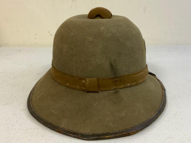 WWII GERMAN ARMY AFRIKA CORPS TROPICAL SUN PITH HELMET