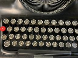 WWII GERMAN 1941 SS GROMA MODEL N TYPEWRITER WITH SS RUNES KEY