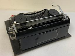 WWII GERMAN 1941 SS GROMA MODEL N TYPEWRITER WITH SS RUNES KEY