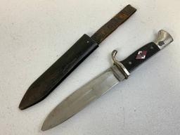 GERMANY THIRD REICH HITLER YOUTH KNIFE WITH RZM STAMP