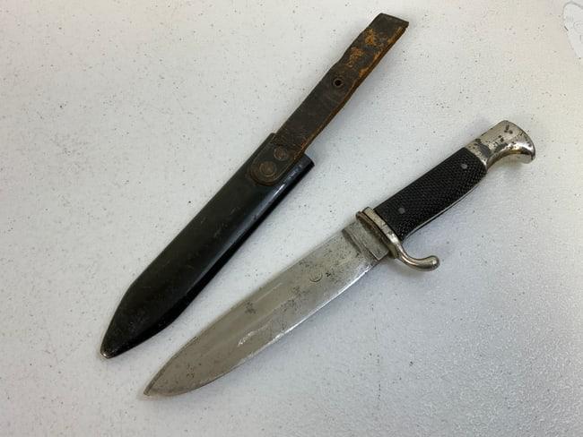 GERMANY THIRD REICH HITLER YOUTH KNIFE WITH RZM STAMP