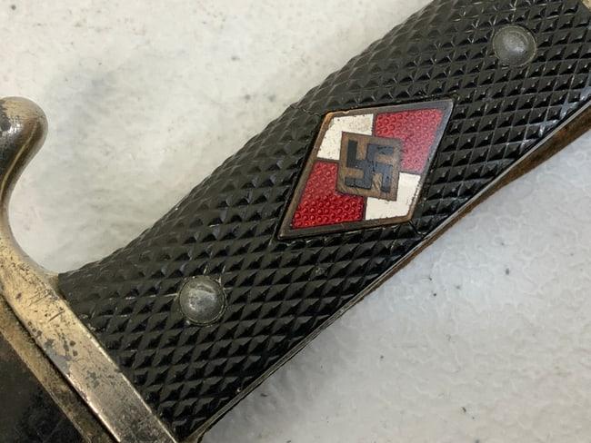 GERMANY THIRD REICH HITLER YOUTH KNIFE WITH RZM STAMP