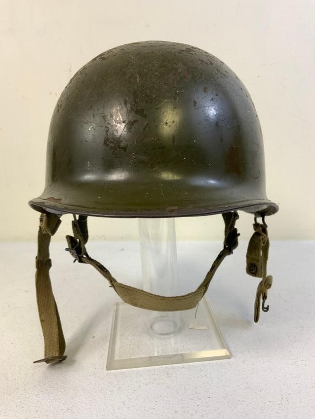 WWII US ARMY 82nd AIRBORNE DIVISION M1C PARATROOPER  HELMET WITH LINER