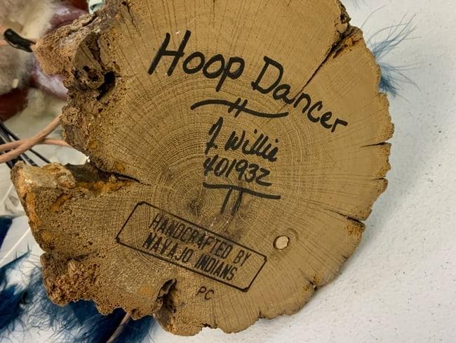 LARGE NAVAJO NATIVE AMERICAN MADE HOOP DANCER CEREMONY FIGURE DOLL