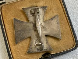 WWII GERMAN 1939 IRON CROSS 1ST CLASS BOXED