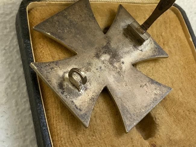 WWII GERMAN 1939 IRON CROSS 1ST CLASS BOXED
