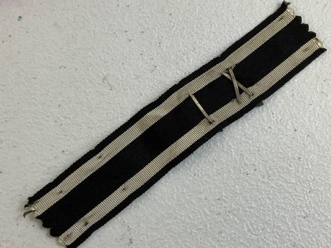 WWII GERMAN CLASP TO THE 1939 IRON CROSS WITH RIBBON