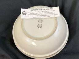 GERMANY THIRD REICH LARGE PORCELAIN SERVING BOWL DAF GERMAN LABOR FRONT MARKED