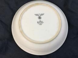 GERMANY THIRD REICH ROSENTHAL PORCELAIN BOWL WEHRMACH MARKED 1939