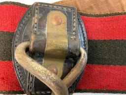 GERMANY THIRD REICH Feuerschutzepolizei FIREFIGHTERS SERVICE BELT
