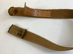 GERMANY THIRD REICH AFRIKA KORPS WEHRMACHT TROPICAL WEB BELT