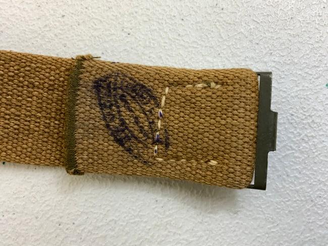GERMANY THIRD REICH AFRIKA KORPS WEHRMACHT TROPICAL WEB BELT