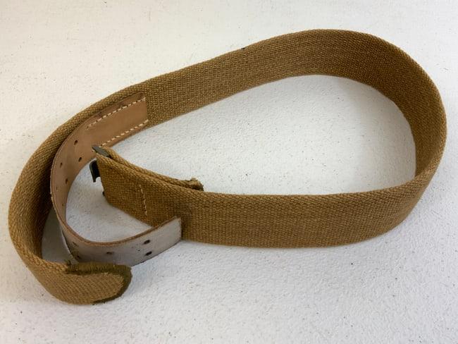 GERMANY THIRD REICH AFRIKA KORPS WEHRMACHT TROPICAL WEB BELT
