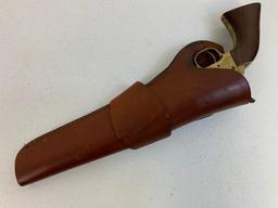 COLT 1851 NAVY PERCUSSION REVOLVER BY F. LLIPIETTA ITALIAN REPRODUCTION WITH HOLSTER