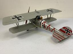WWI GERMAN PLANE LARGE DISPLAY MODEL