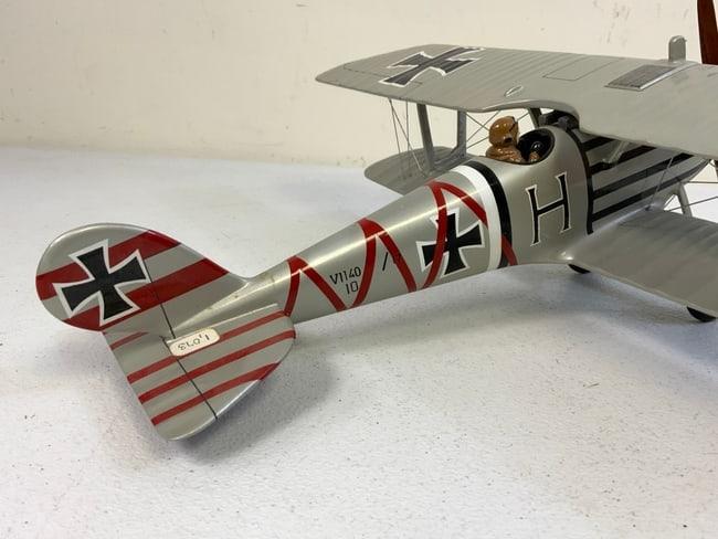 WWI GERMAN PLANE LARGE DISPLAY MODEL