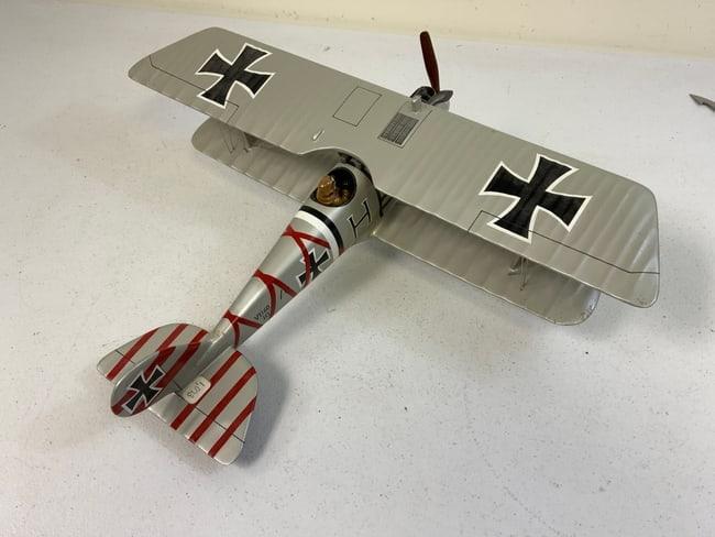 WWI GERMAN PLANE LARGE DISPLAY MODEL