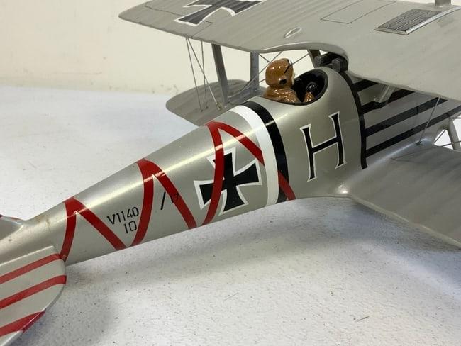 WWI GERMAN PLANE LARGE DISPLAY MODEL