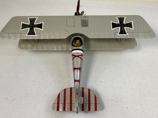 WWI GERMAN PLANE LARGE DISPLAY MODEL