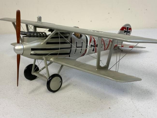 WWI GERMAN PLANE LARGE DISPLAY MODEL