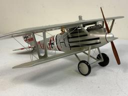 WWI GERMAN PLANE LARGE DISPLAY MODEL