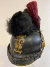 ANTIQUE IMPERIAL GERMANY BAVARIAN ANTIQUE 1864/68 RAUPENHELM CAVALRY HELMET