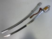 USSR WWII SOVIET GENERAL MARSHAL PARADE M1940 SHASHKA SWORD COMPLETE WITH KNOT AND BELT