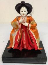 JAPAN TRADITIONAL JAPANESE DOLL WITH STAND