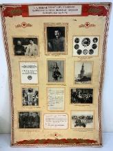 VINTAGE USSR ARMENIAN STALINS LIFE POSTER 1949 DATED