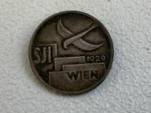 AUSTRIA REPUBLIC 1929 SOCIALIST YOUTH ASSOCIATION BADGE