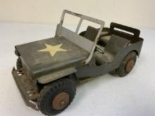 VINTAGE MARX MAR TOYS JEEP WILLYS METAL MODEL