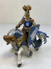 MEDIEVAL KNIGHT ON HORSE FIGURE