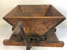 WINE MAKING ANTIQUE EAGLE GRAPE CRUSHER