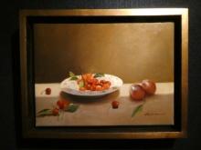 Griarami Bowl of Cherries Oil Painting