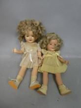 Pair Ideal Shirley Temple Composition Dolls