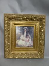 Robert Morisson Portrait of Joyce & Monica Shaw Giclee Painting on Canvas
