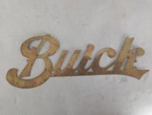 Brass Buick Radiator Emblem from Brass Era Car c1906