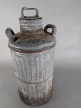 Columbian Steel Tank Co Screw Top Lube Oil Can with Handles