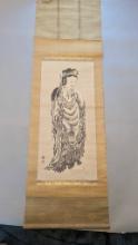 Japanese Hanging Scroll Kannon Bodhisattva of Compassion