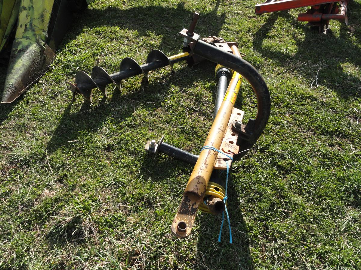 Leinbach 3pt post hole digger with 9" augur.