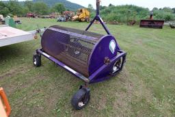 Rotary manure spreader